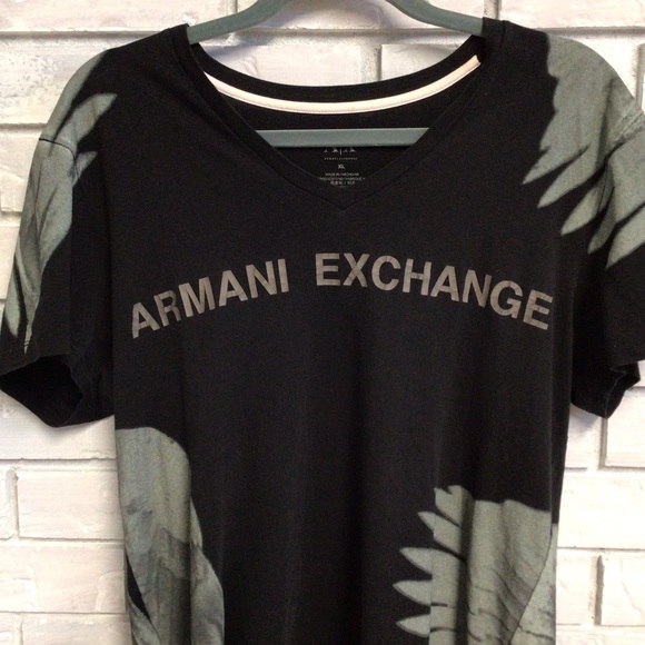 Armani Exchange Other - MEN’S ARMANI EXCHANGE BLACK/BLUE SHORT SLEEVED TEE SIZE XL
